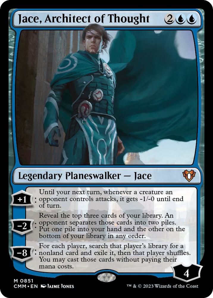 Jace, Architect of Thought 851 card from Commander Masters