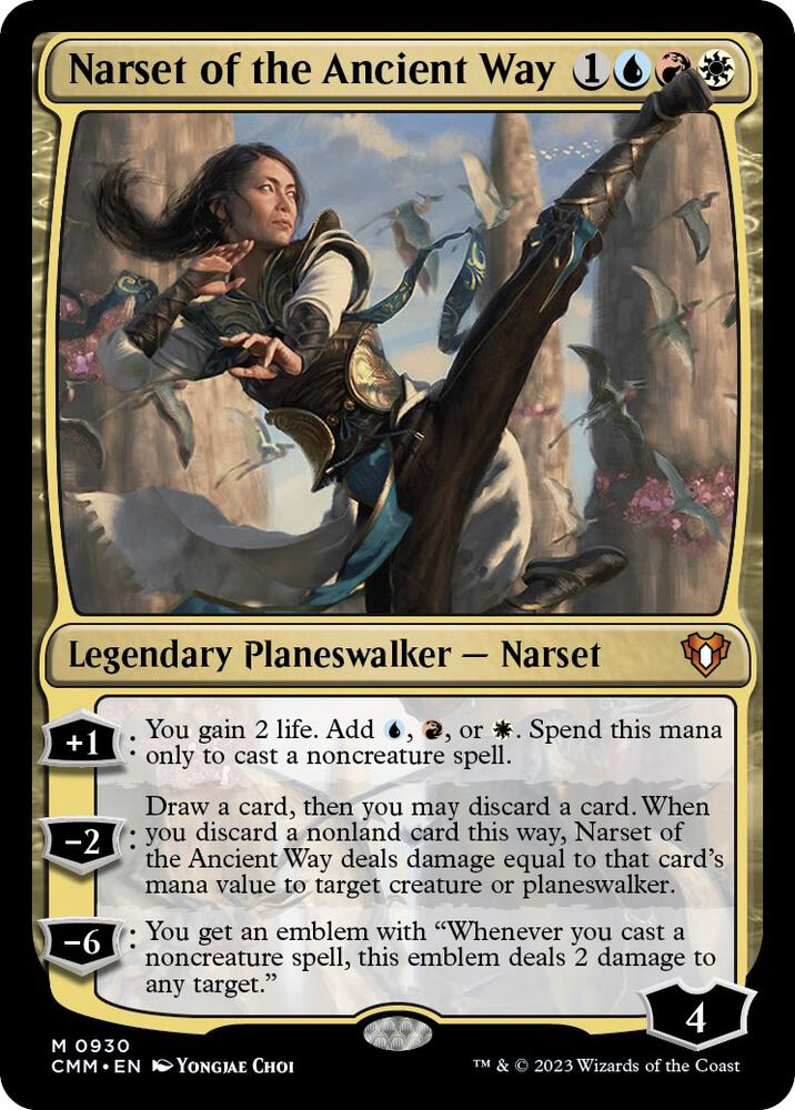 Narset of the Ancient Way 930 card from Commander Masters