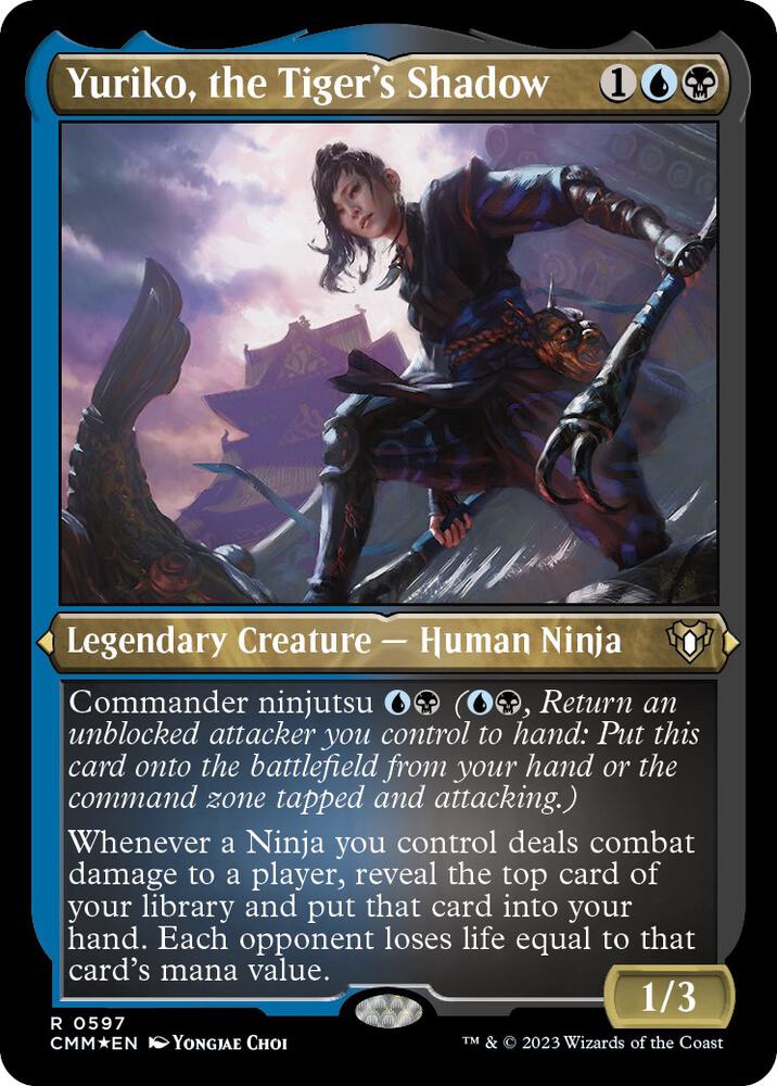 Yuriko, the Tiger's Shadow (Foil Etched) 597 card from Commander Masters