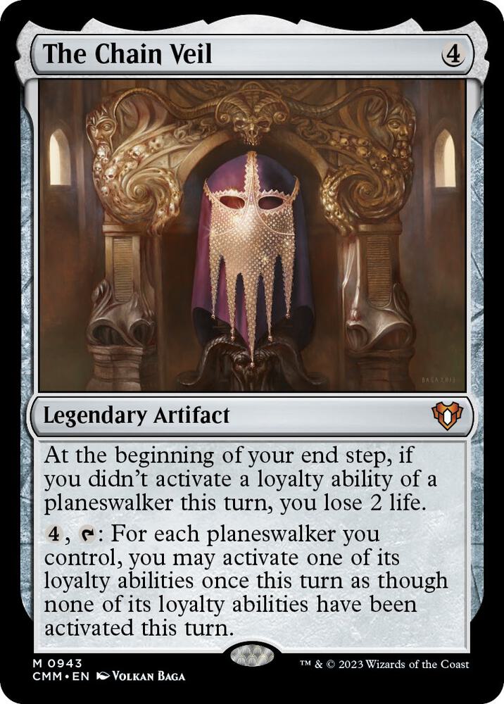 The Chain Veil 943 card from Commander Masters