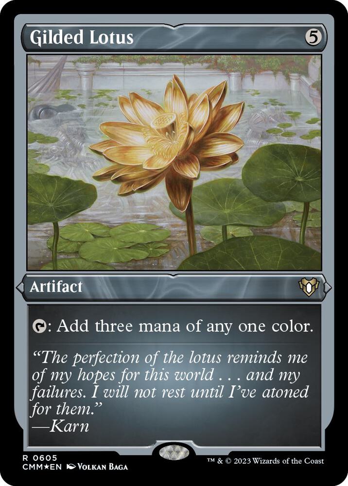 Gilded Lotus (Foil Etched) 605 card from Commander Masters