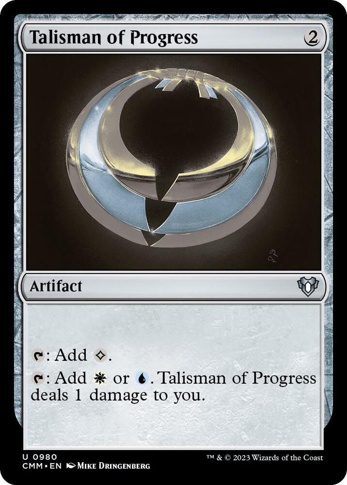 Talisman of Progress 980 card from Commander Masters
