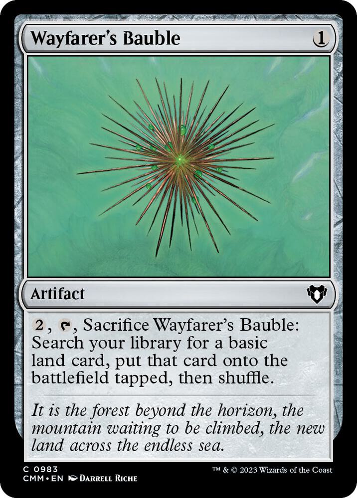 Wayfarer's Bauble 983 card from Commander Masters