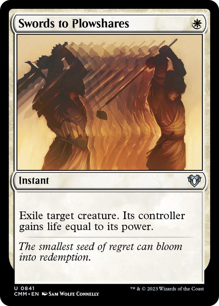 Swords to Plowshares 841 card from Commander Masters