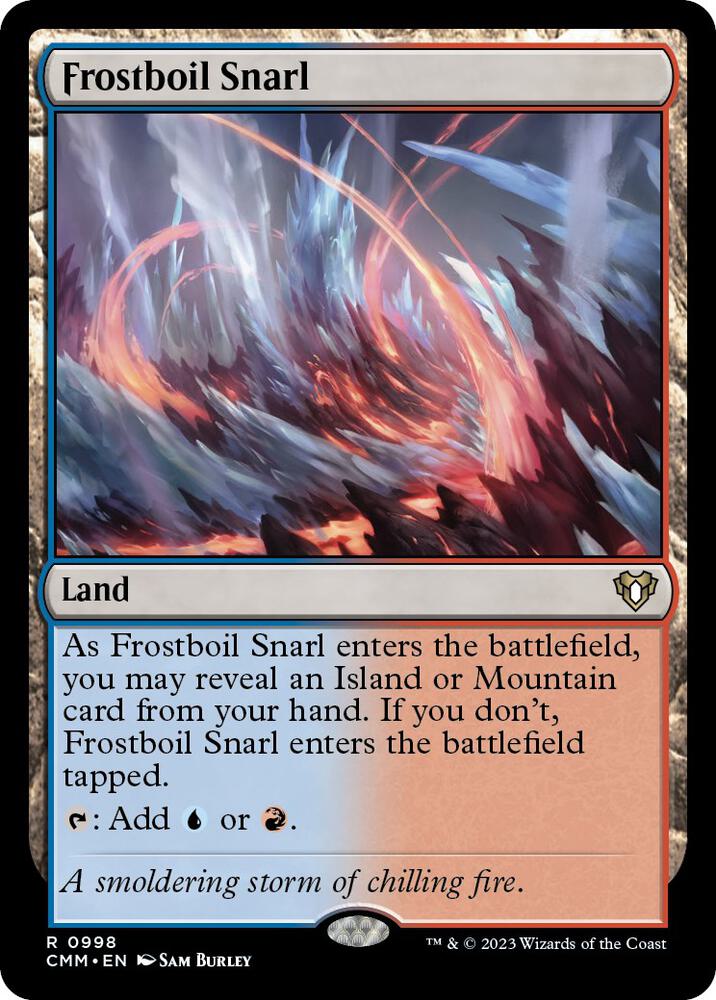 Frostboil Snarl 998 card from Commander Masters