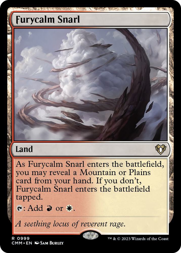 Furycalm Snarl 999 card from Commander Masters