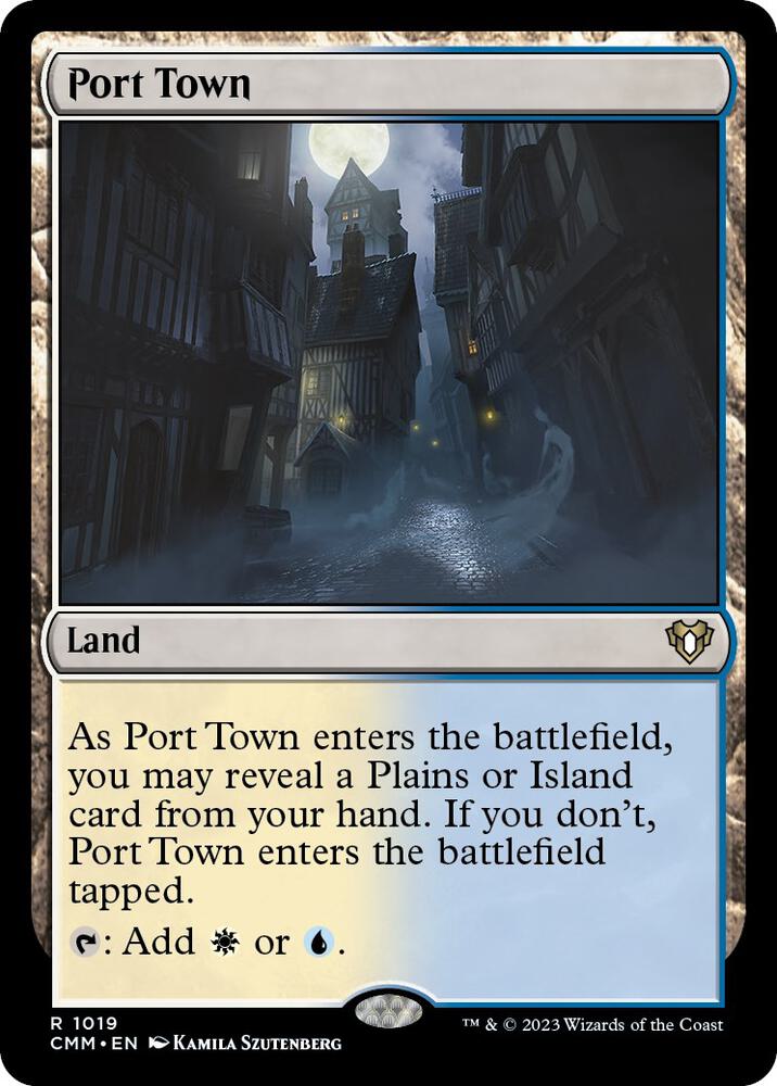 Port Town 1019 card from Commander Masters