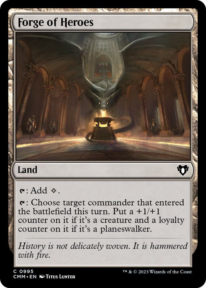 Forge of Heroes 995 card from Commander Masters