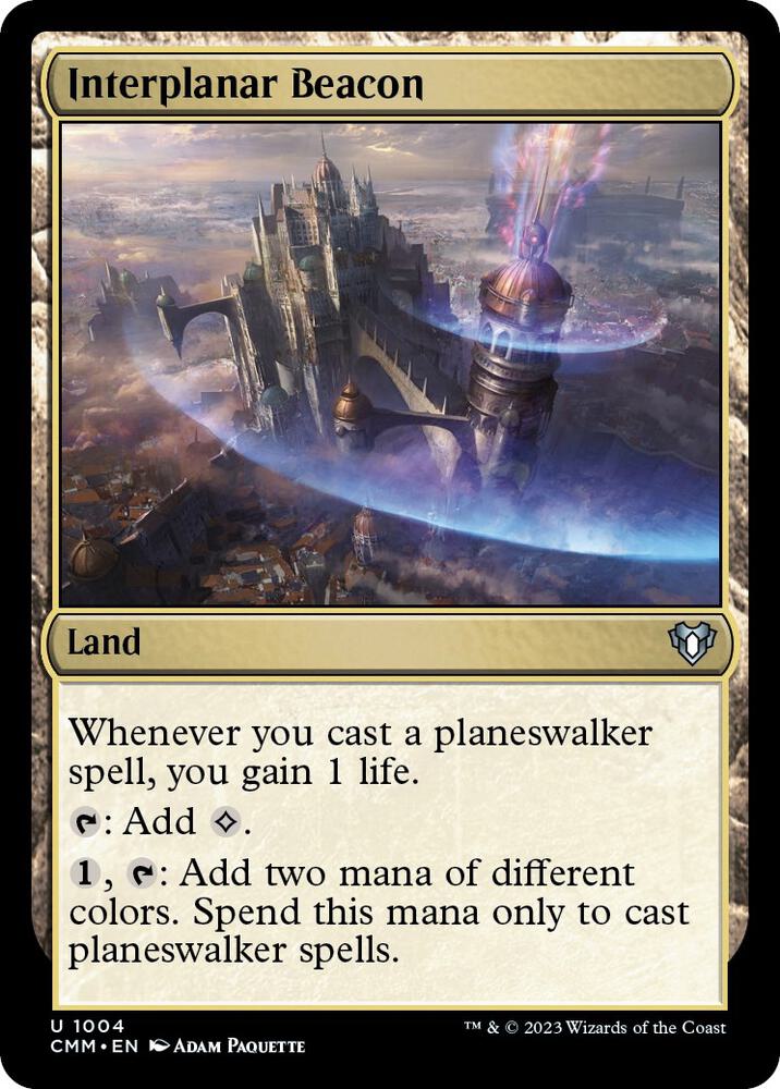Interplanar Beacon 1004 card from Commander Masters
