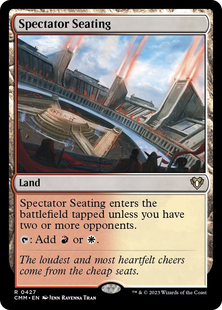 Spectator Seating 427 card from Commander Masters