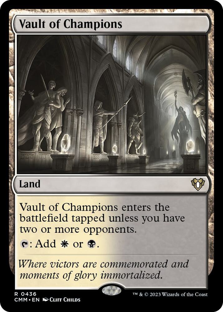 Vault of Champions 436 card from Commander Masters