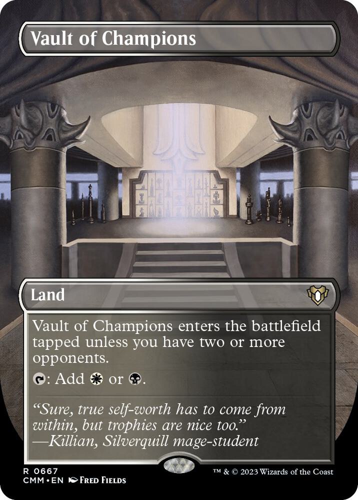 Vault of Champions (Borderless) 667 card from Commander Masters