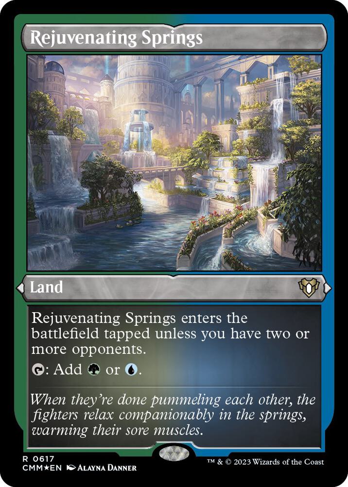 Rejuvenating Springs (Foil Etched) 617 card from Commander Masters