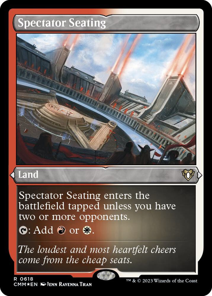Spectator Seating (Foil Etched) 618 card from Commander Masters