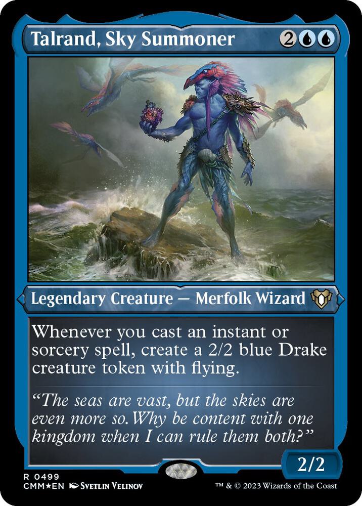 Talrand, Sky Summoner (Foil Etched) 499 card from Commander Masters