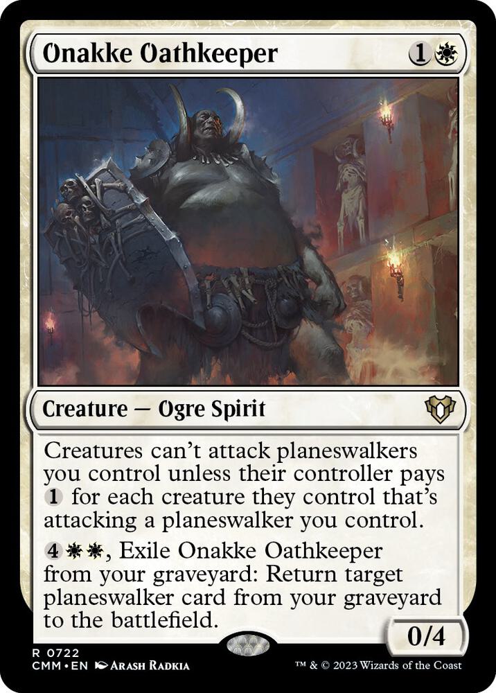 Onakke Oathkeeper 722 card from Commander Masters