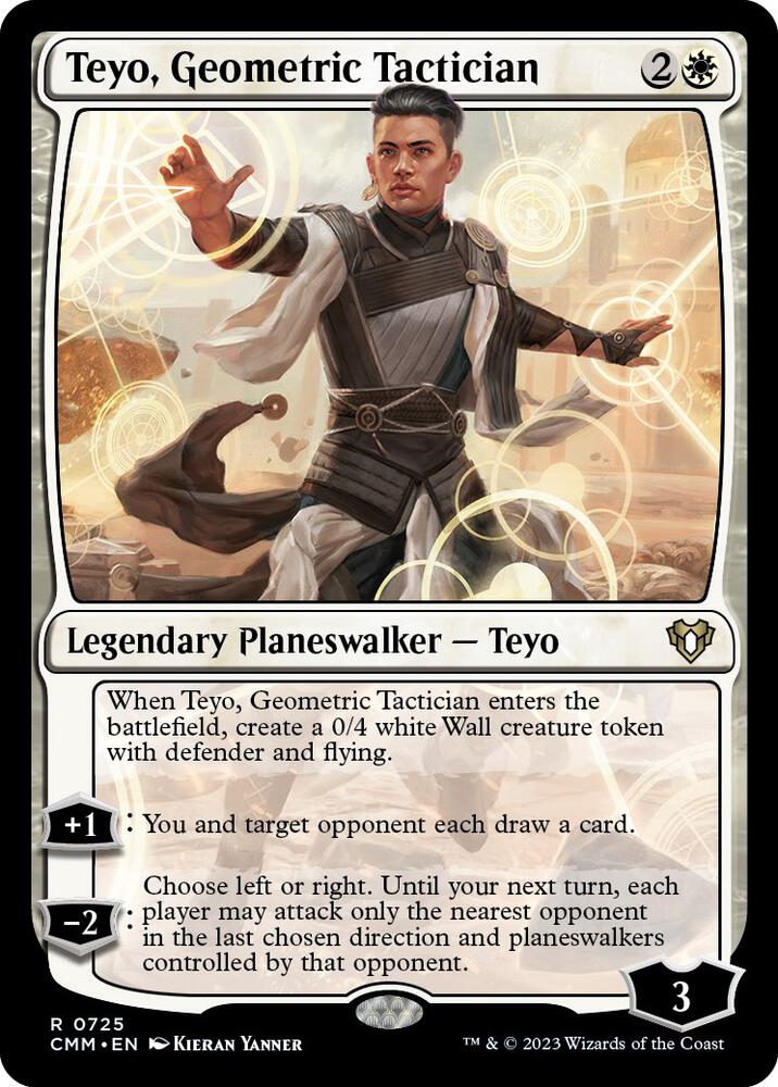 Teyo, Geometric Tactician 725 card from Commander Masters