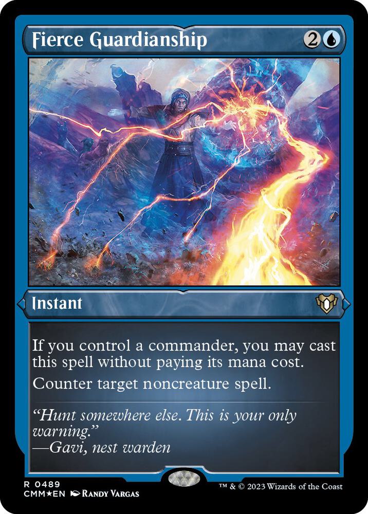 Fierce Guardianship (Foil Etched) 489 card from Commander Masters
