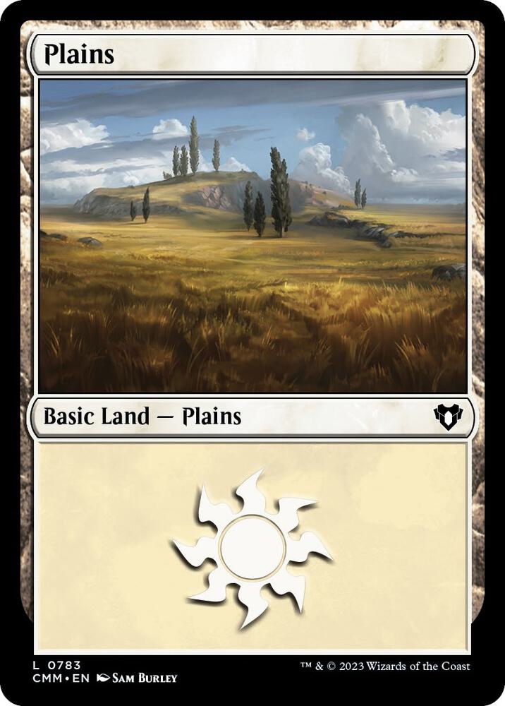 Plains 783 card from Commander Masters