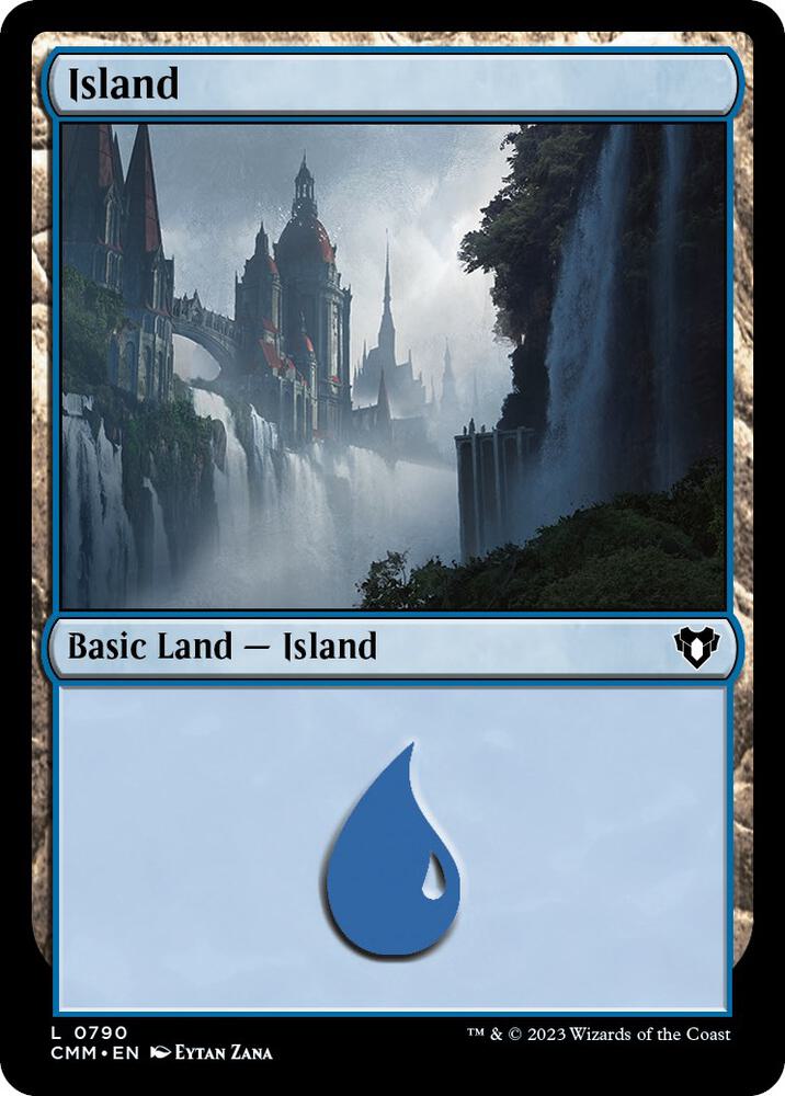 Island 790 card from Commander Masters
