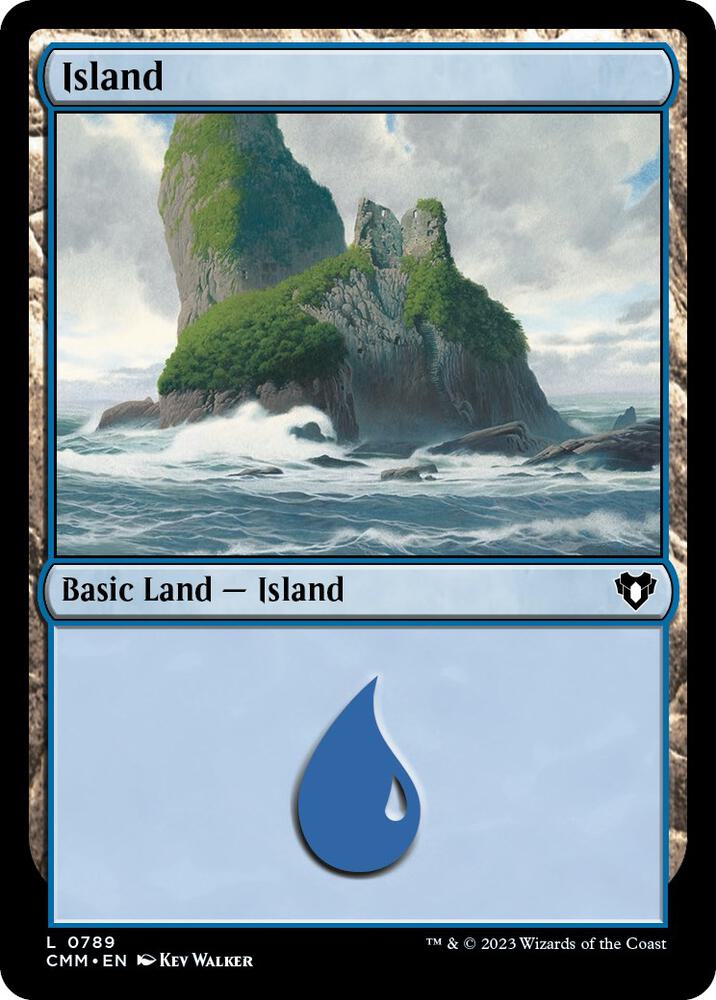 Island 789 card from Commander Masters