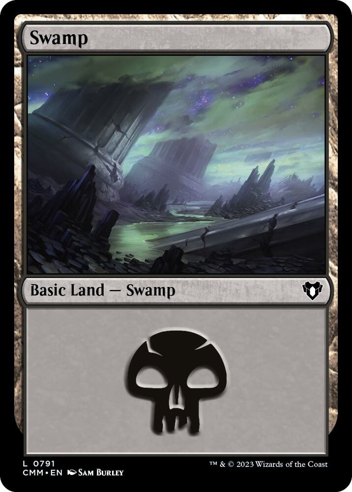 Swamp 791 card from Commander Masters