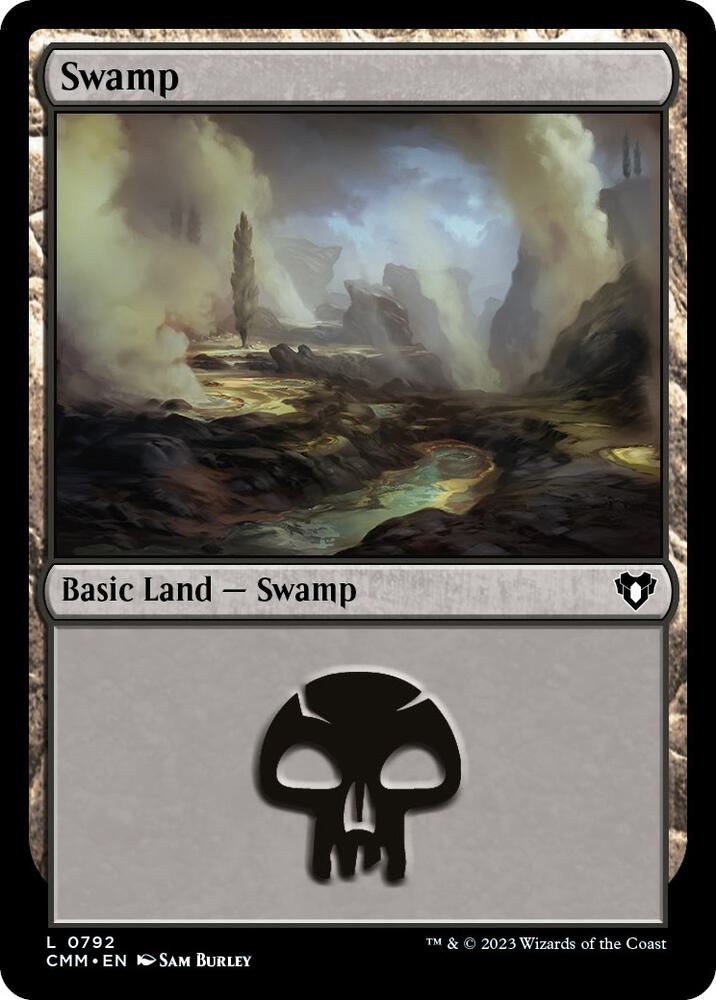 Swamp 792 card from Commander Masters