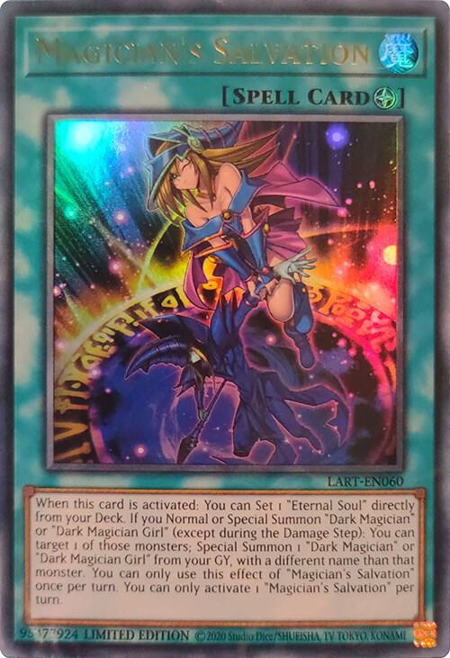Magician's Salvation LART-EN060 card from The Lost Art Promotion