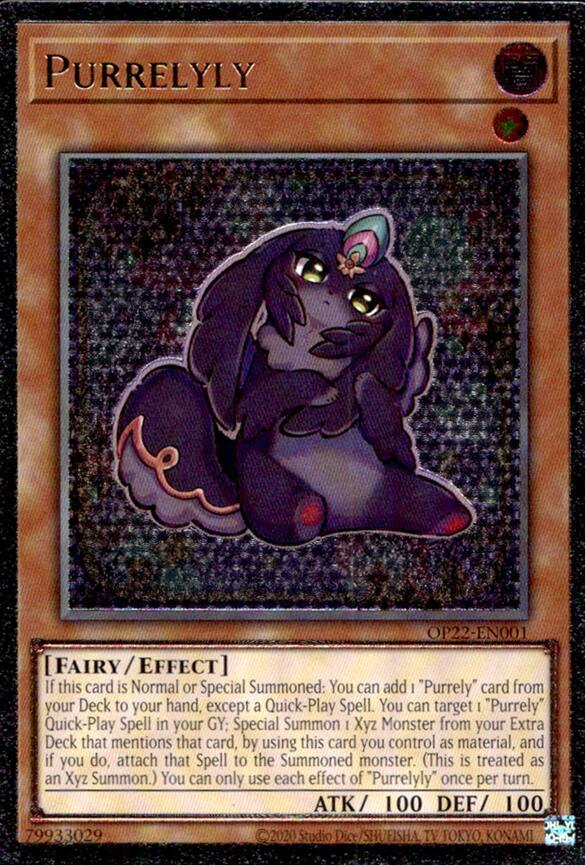 Purrelyly (UTR) OP22-EN001 card from OTS Tournament Pack 22