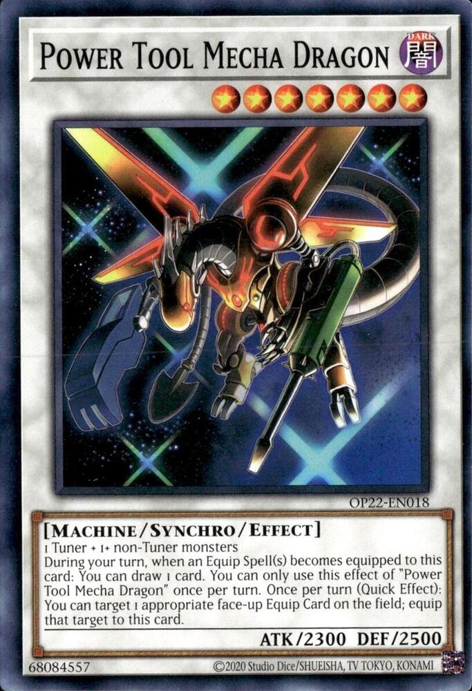 Power Tool Mecha Dragon OP22-EN018 card from OTS Tournament Pack 22