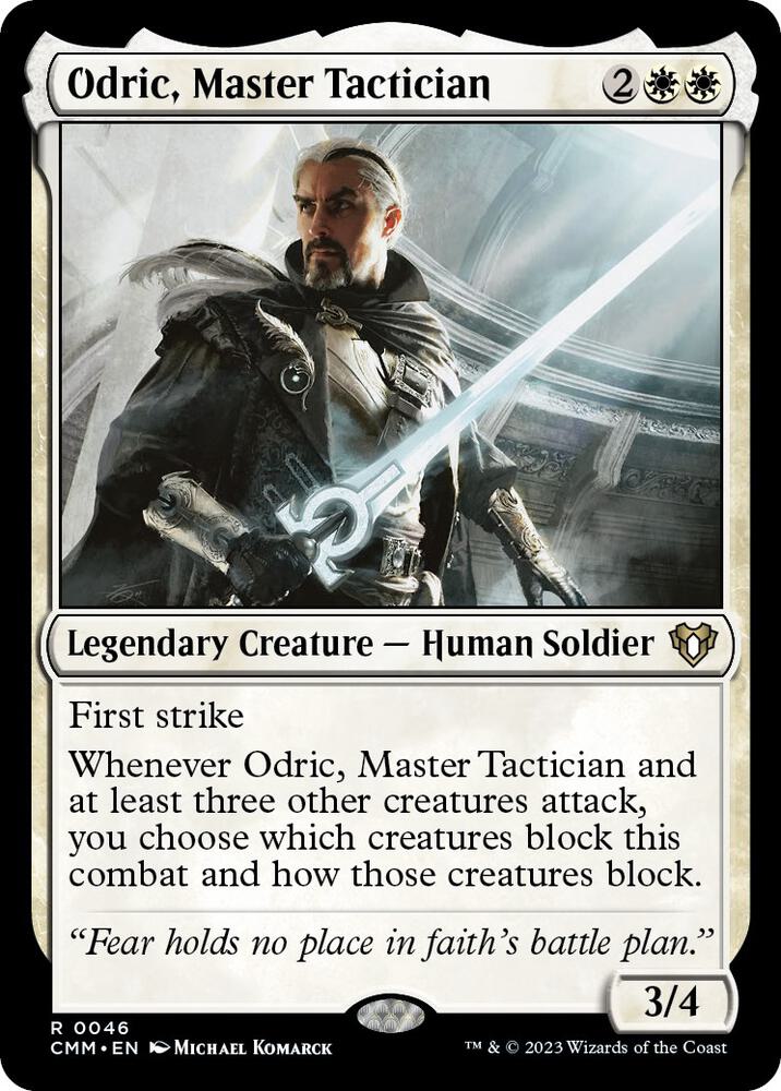 Odric, Master Tactician 46 card from Commander Masters