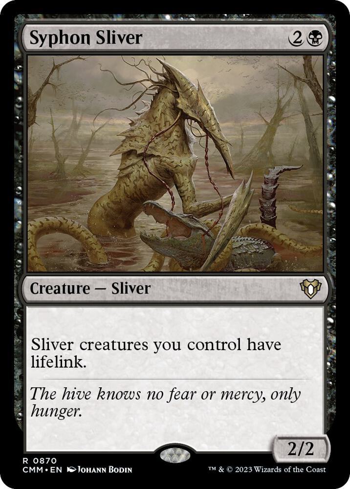 Syphon Sliver 870 card from Commander Masters