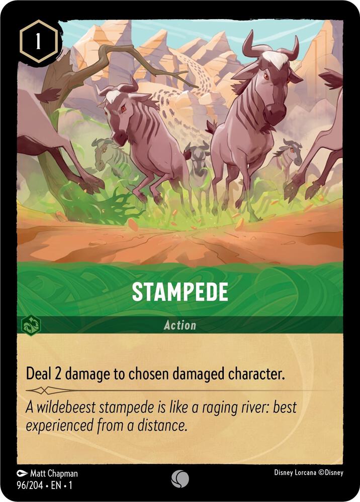 Stampede 96/204 card from The First Chapter