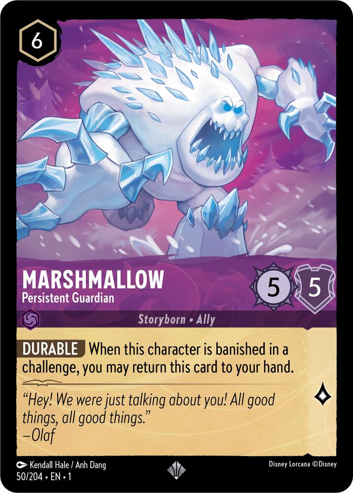 Marshmallow - Persistent Guardian 50/204 card from The First Chapter