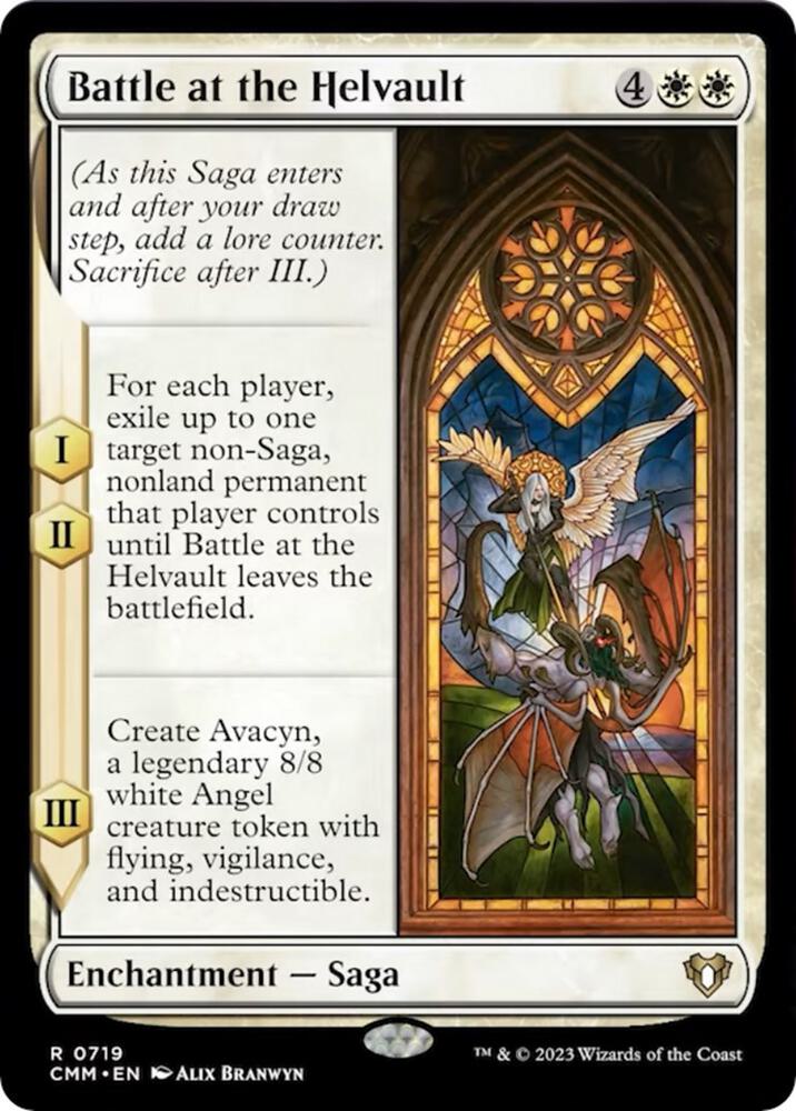 Battle at the Helvault 719 card from Commander Masters