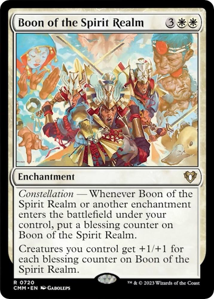 Boon of the Spirit Realm 720 card from Commander Masters