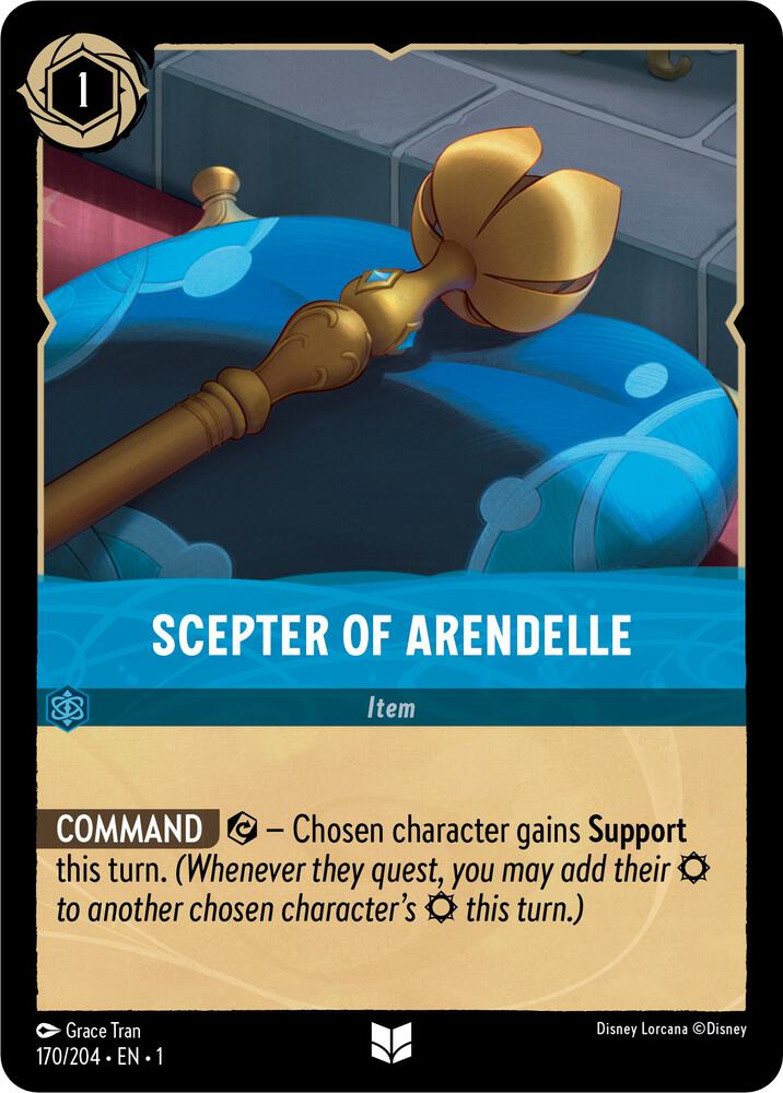 Scepter of Arendelle 170/204 card from The First Chapter