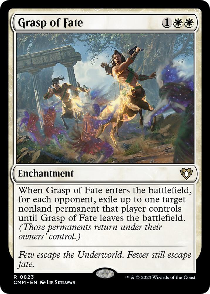 Grasp of Fate 823 card from Commander Masters