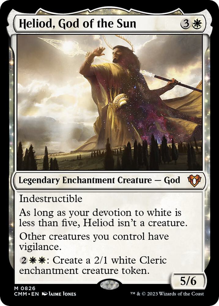 Heliod, God of the Sun 826 card from Commander Masters