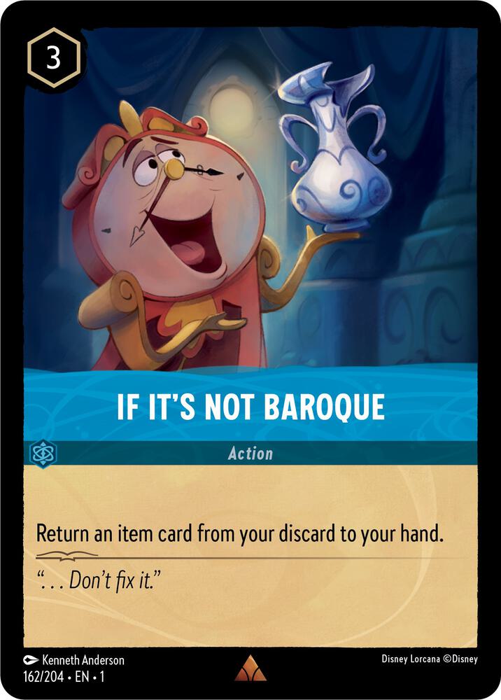 If It's Not Baroque 162/204 card from The First Chapter