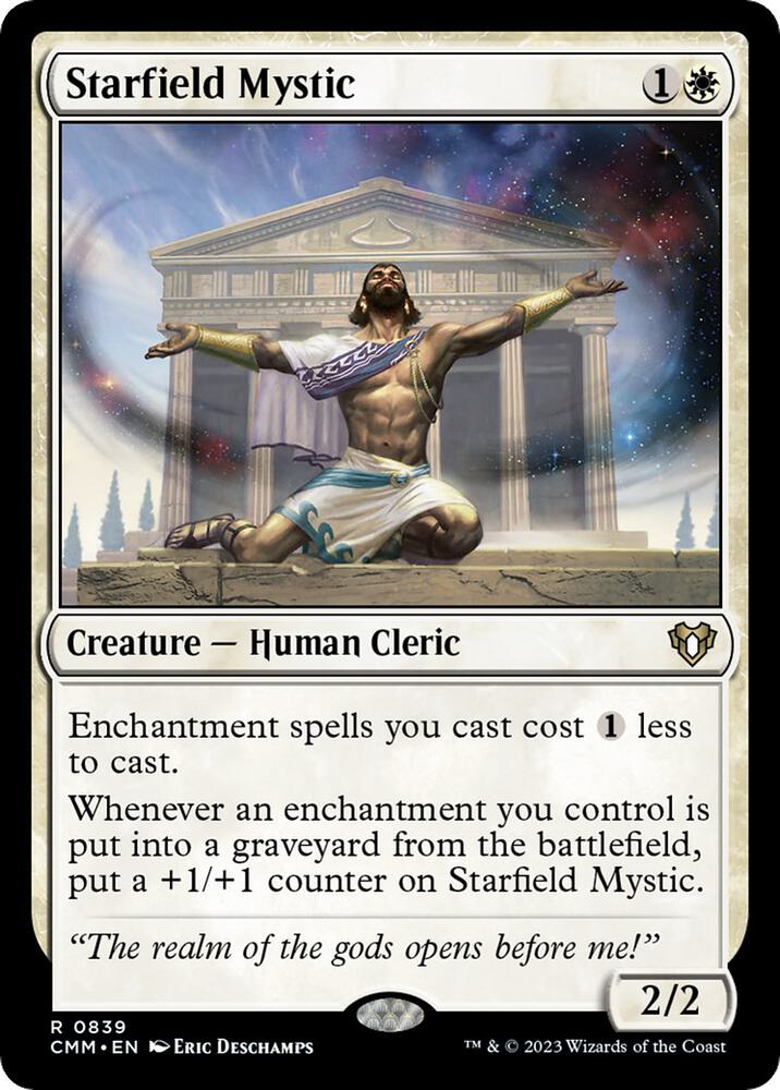Starfield Mystic 839 card from Commander Masters