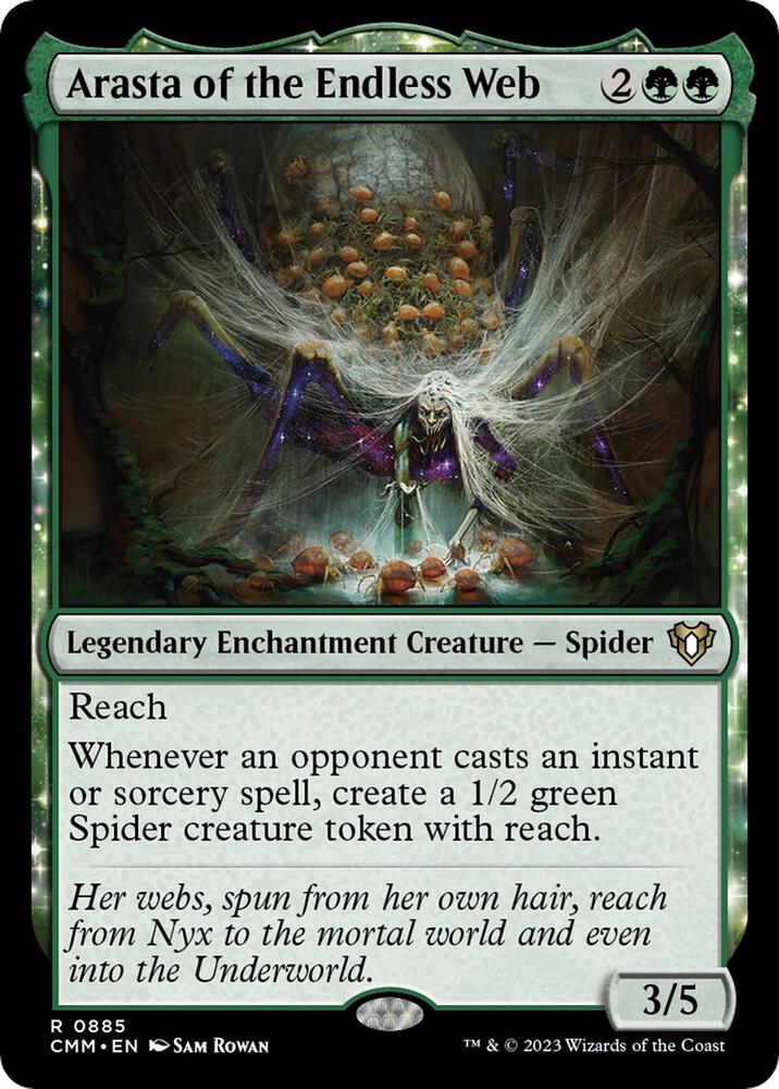 Arasta of the Endless Web 885 card from Commander Masters