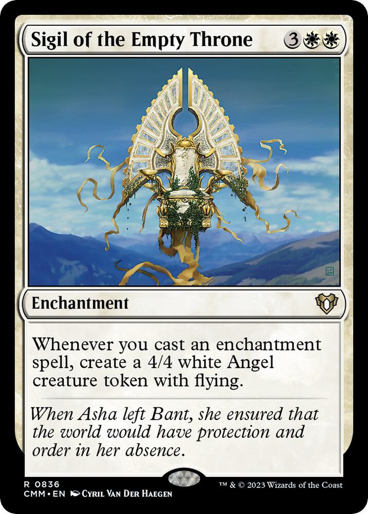 Sigil of the Empty Throne 836 card from Commander Masters