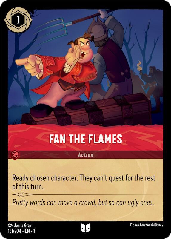 Fan the Flames 131/204 card from The First Chapter