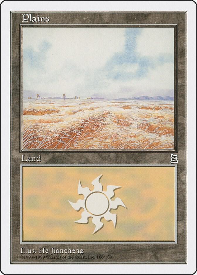 Plains 166 card from Portal Three Kingdoms