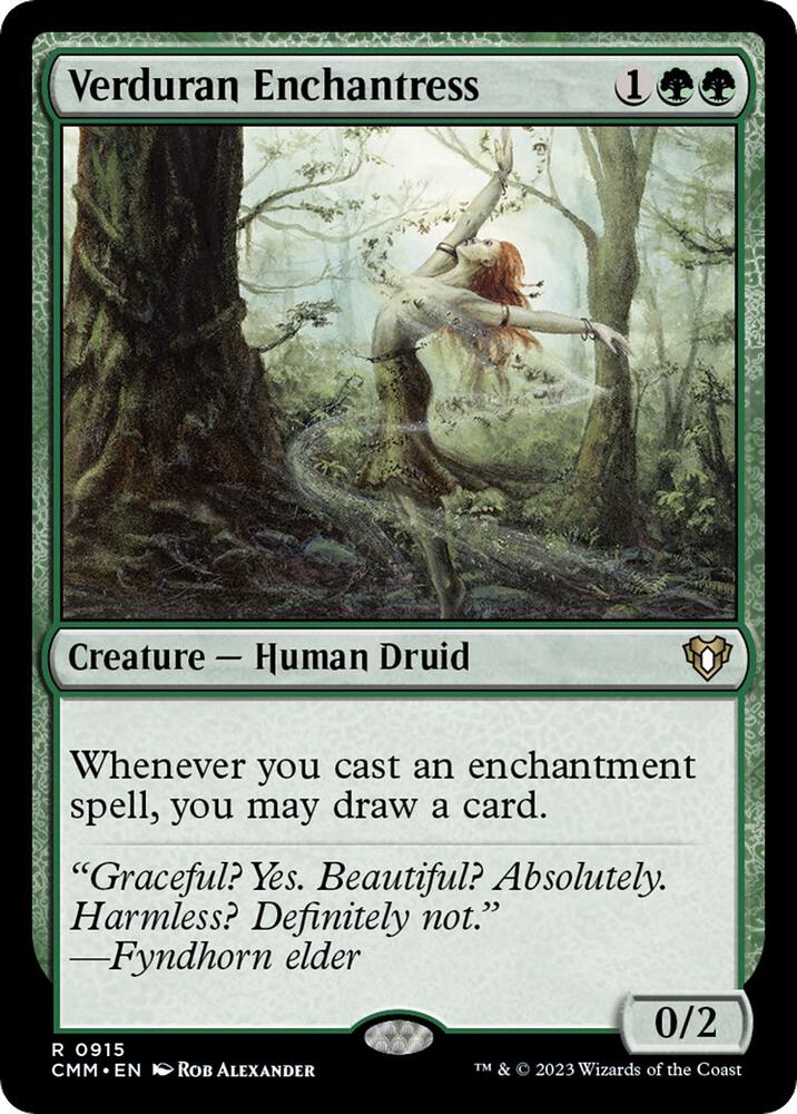 Verduran Enchantress 915 card from Commander Masters