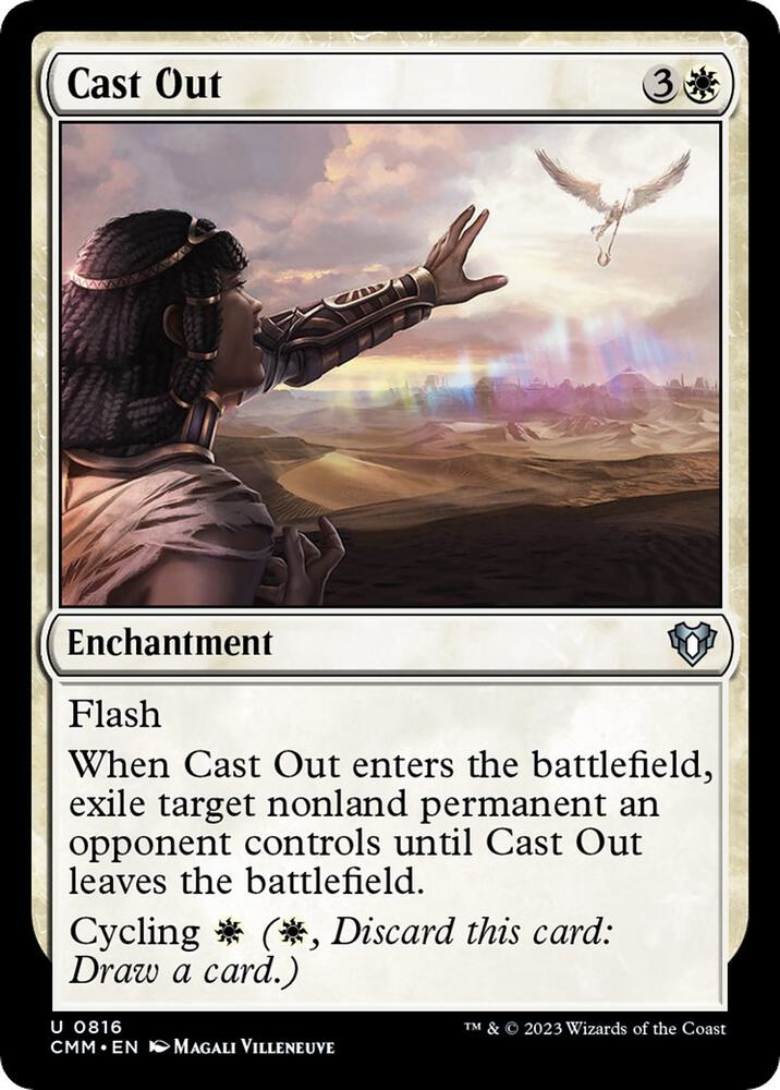 Cast Out 816 card from Commander Masters