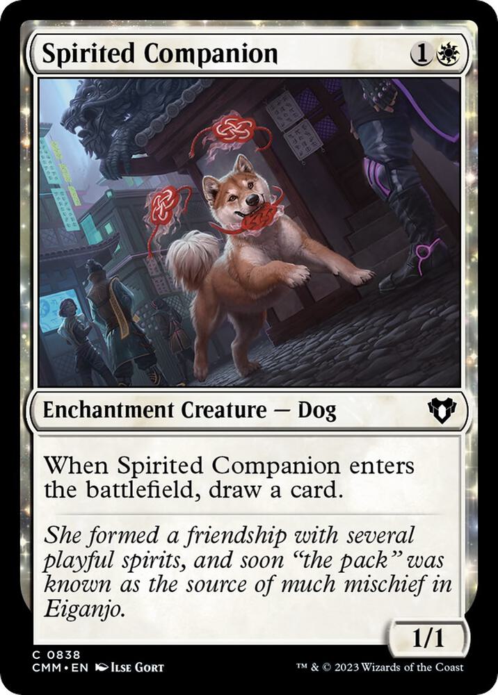 Spirited Companion 838 card from Commander Masters