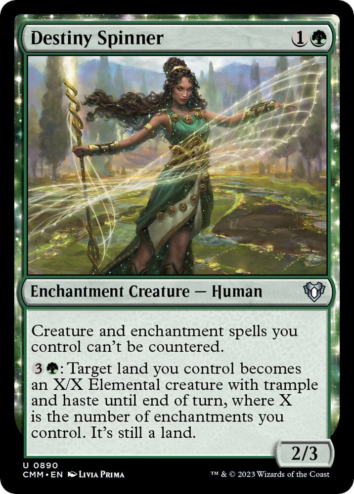 Destiny Spinner 890 card from Commander Masters