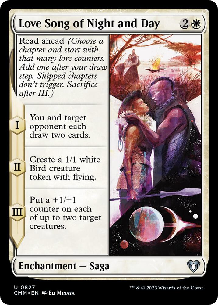 Love Song of Night and Day 827 card from Commander Masters